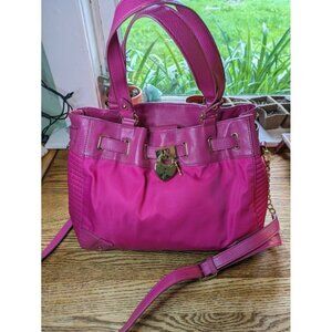Juicy Couture Daydreamer Pink Lock and Key Shoulder Bag